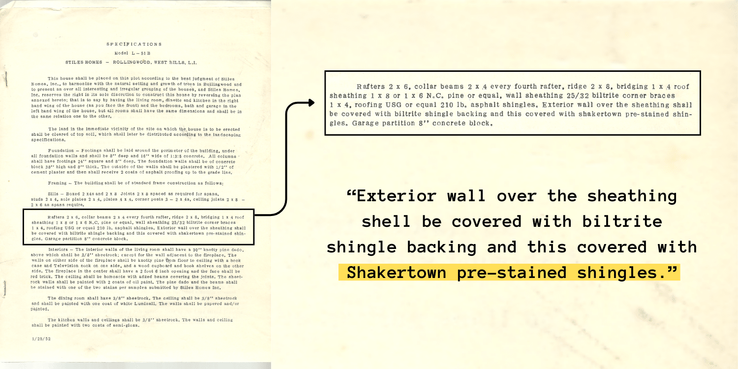 Shakertown’s Early Years: 
Factory Finished Since 1952